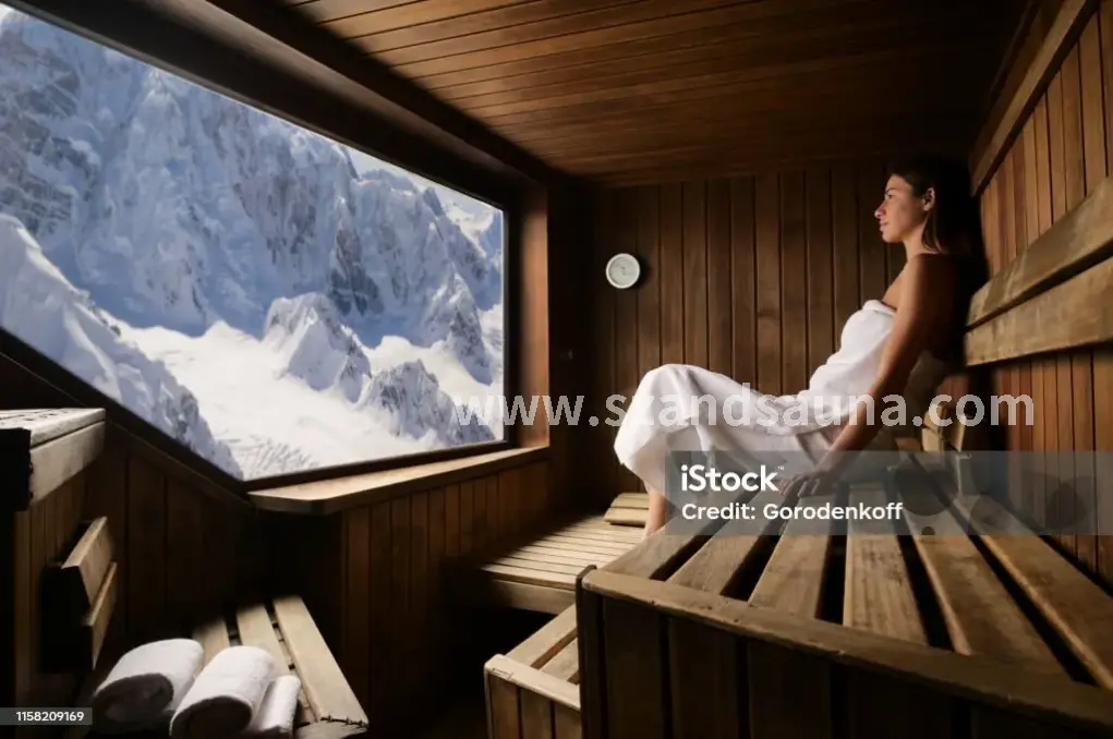 桑拿房内的温度计